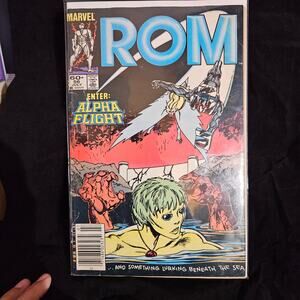 Rom Enter Alpha Fight Comic Book